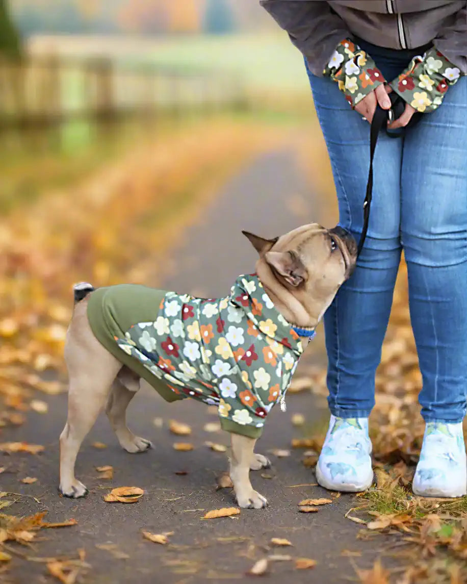 Hoodie und Kapuzenjacke Blumendesign