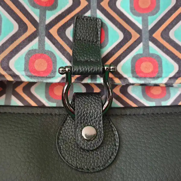 Samt Tasche Verschluss