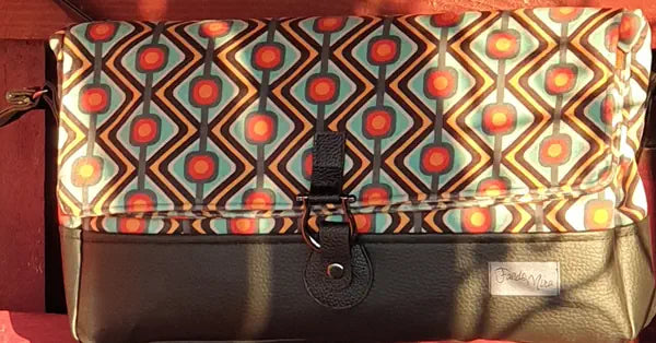 Samt Tasche Nahaufnahme