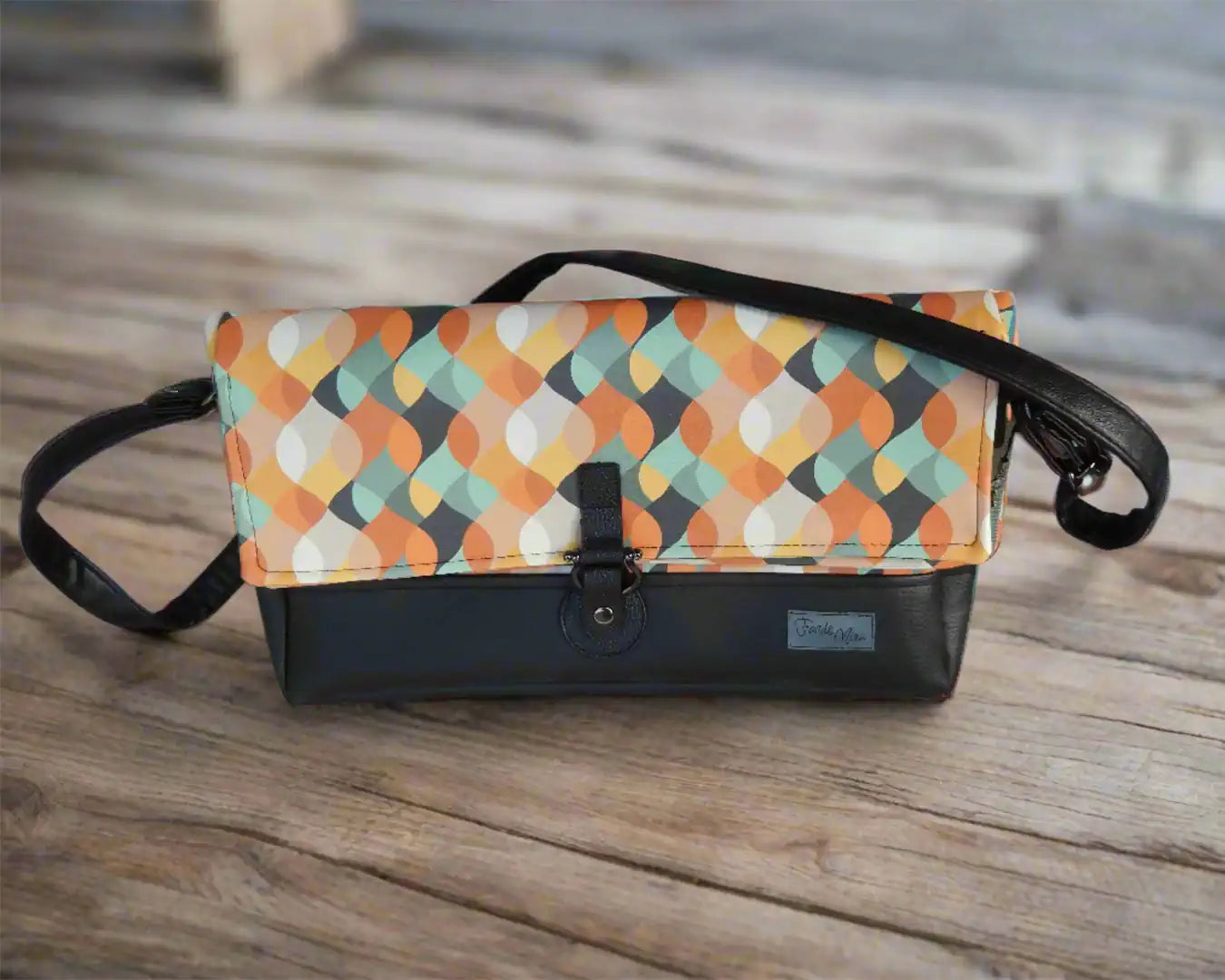 Handtasche Kunstleder retro