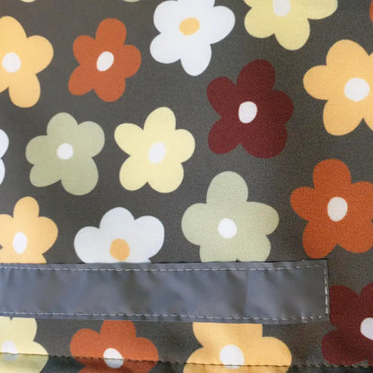 Hundemantel Blumen grün Reflektorband
