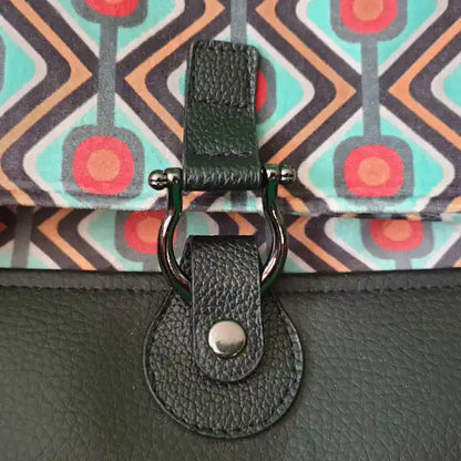 Samt Tasche Verschluss